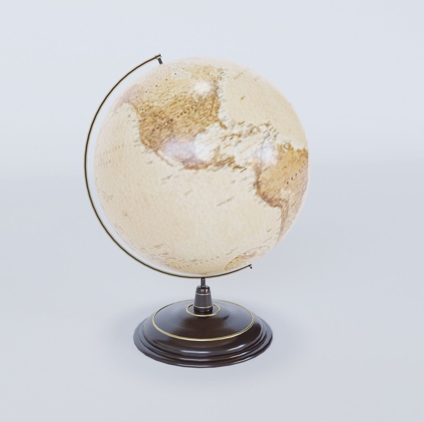 Cabinet o stuff Low-poly 3D model_1