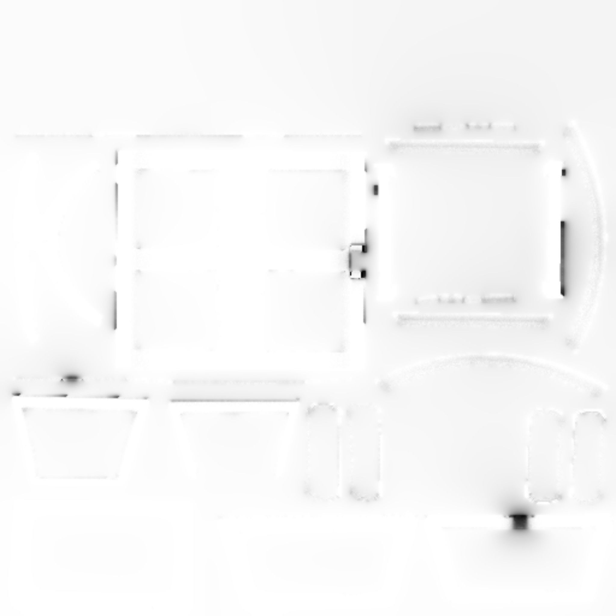 Treasure Chest Low-poly 3D model_7