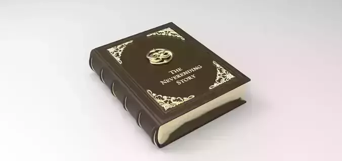 The Neverending Story Book - BOX Prop 3D print model