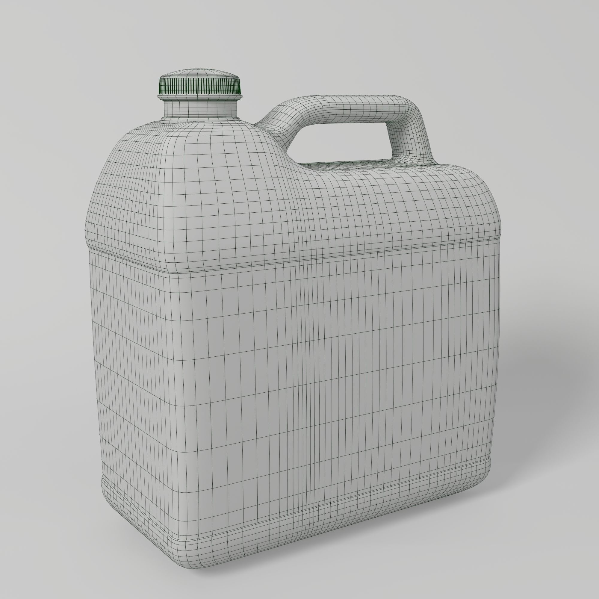 Plastic Gallon 3D model_5