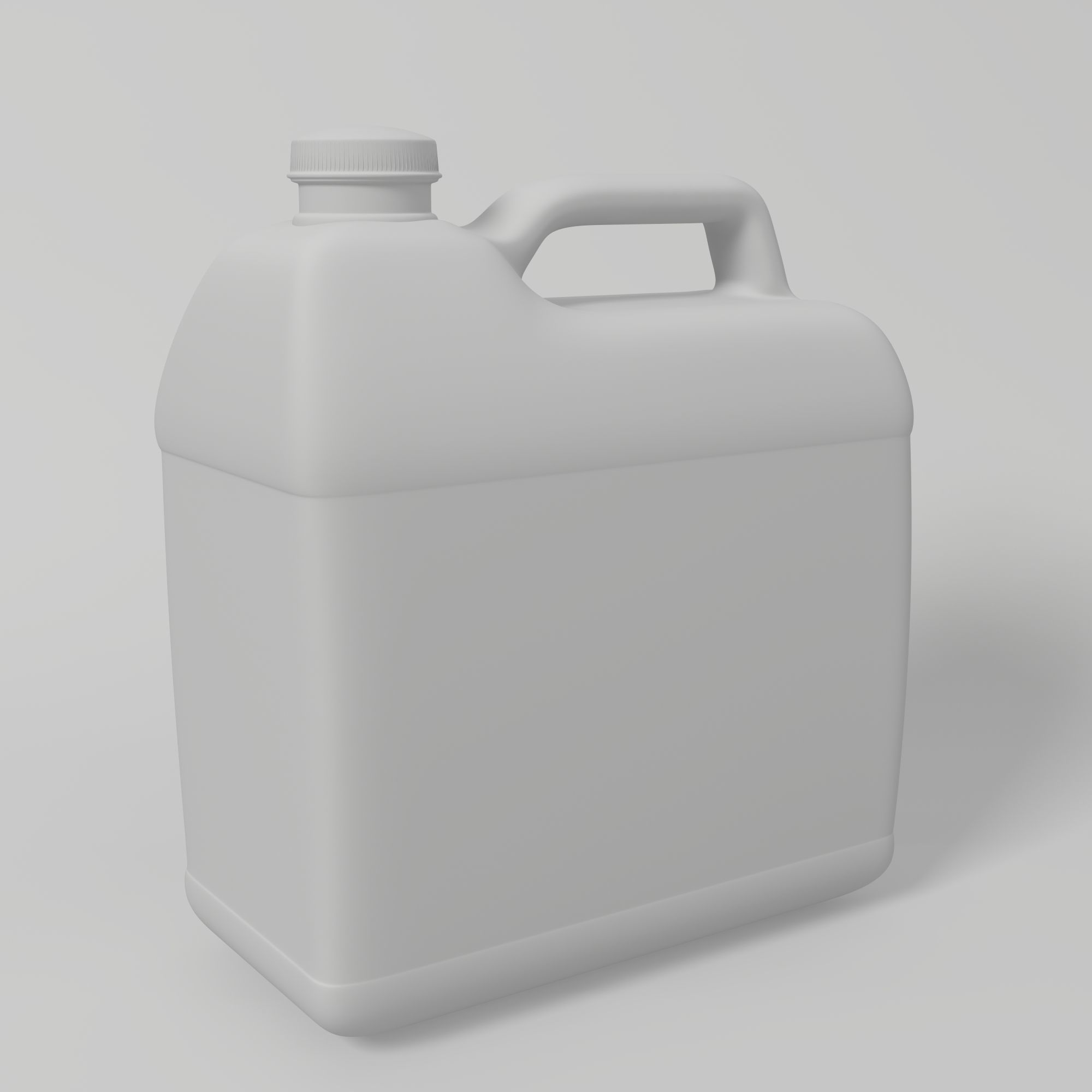 Plastic Gallon 3D model_4