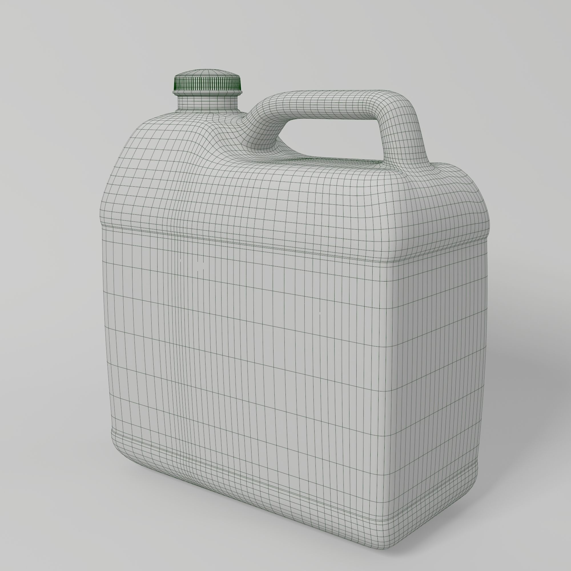 Plastic Gallon 3D model_6