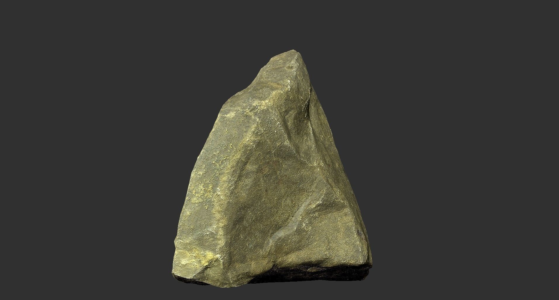 Mountain rock low poly Low-poly 3D model_3