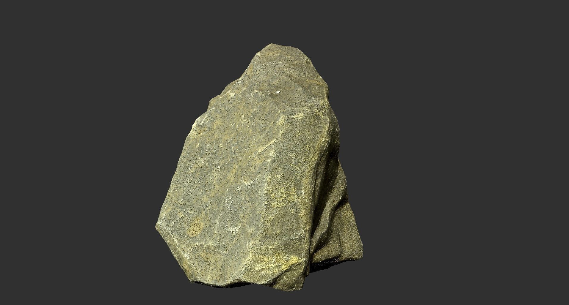 Mountain rock low poly Low-poly 3D model_6