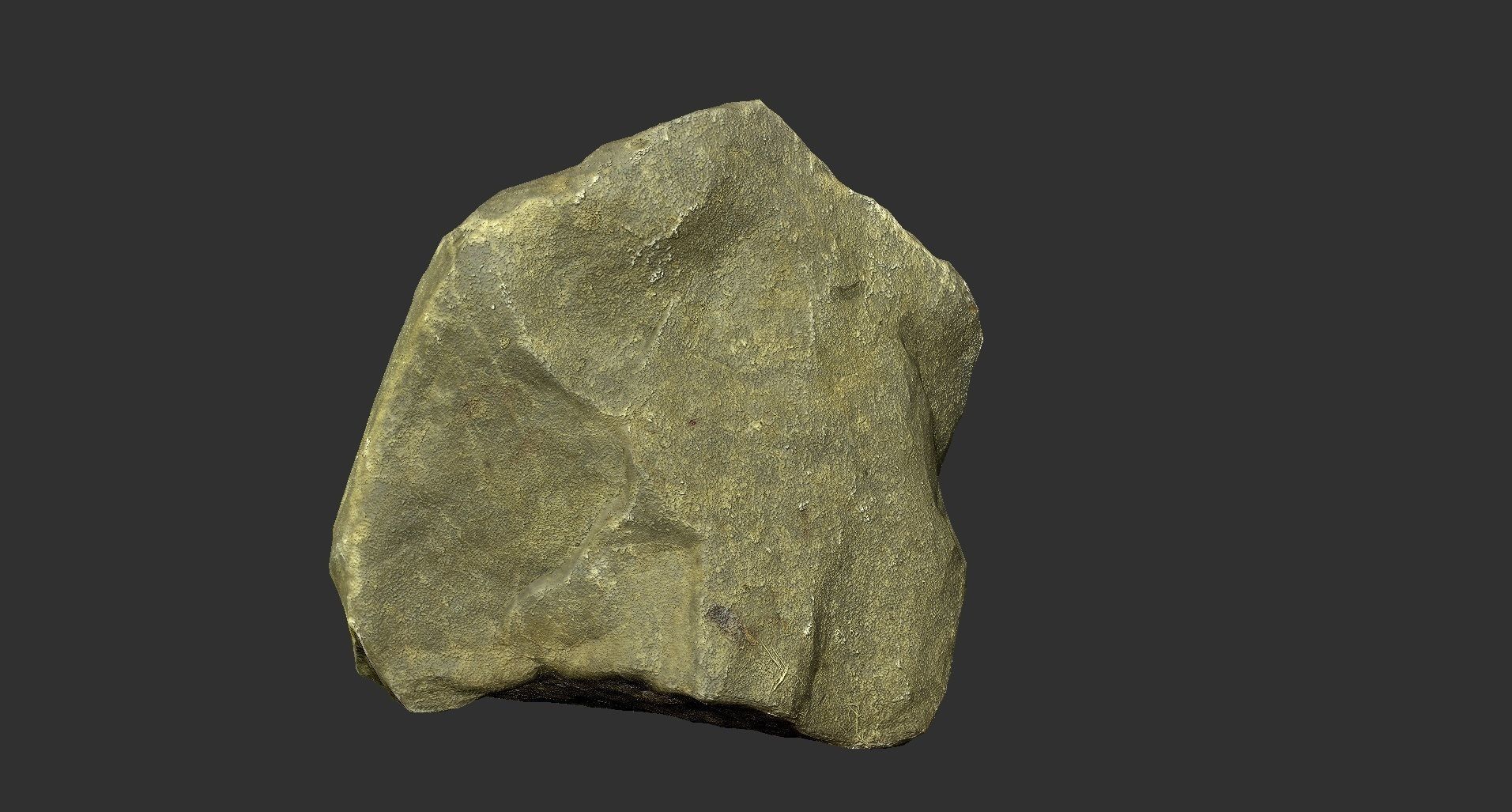 Mountain rock low poly Low-poly 3D model_2