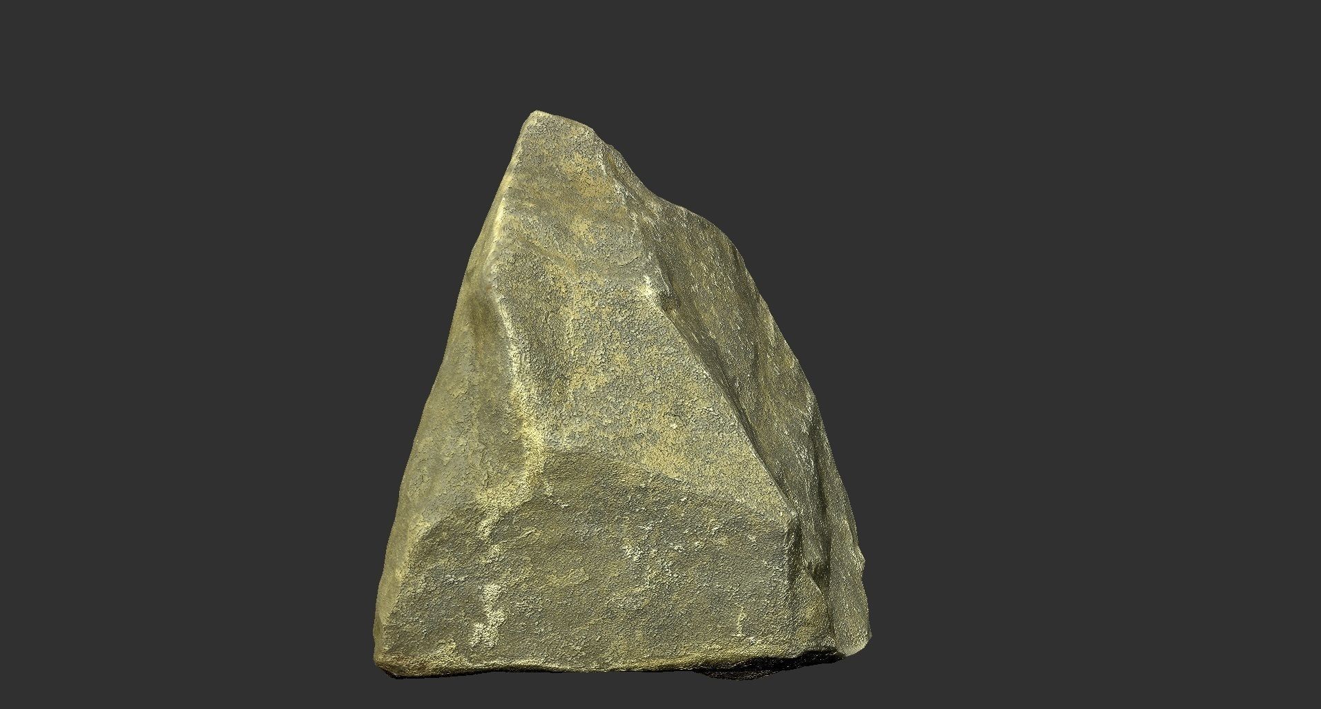 Mountain rock low poly Low-poly 3D model_4
