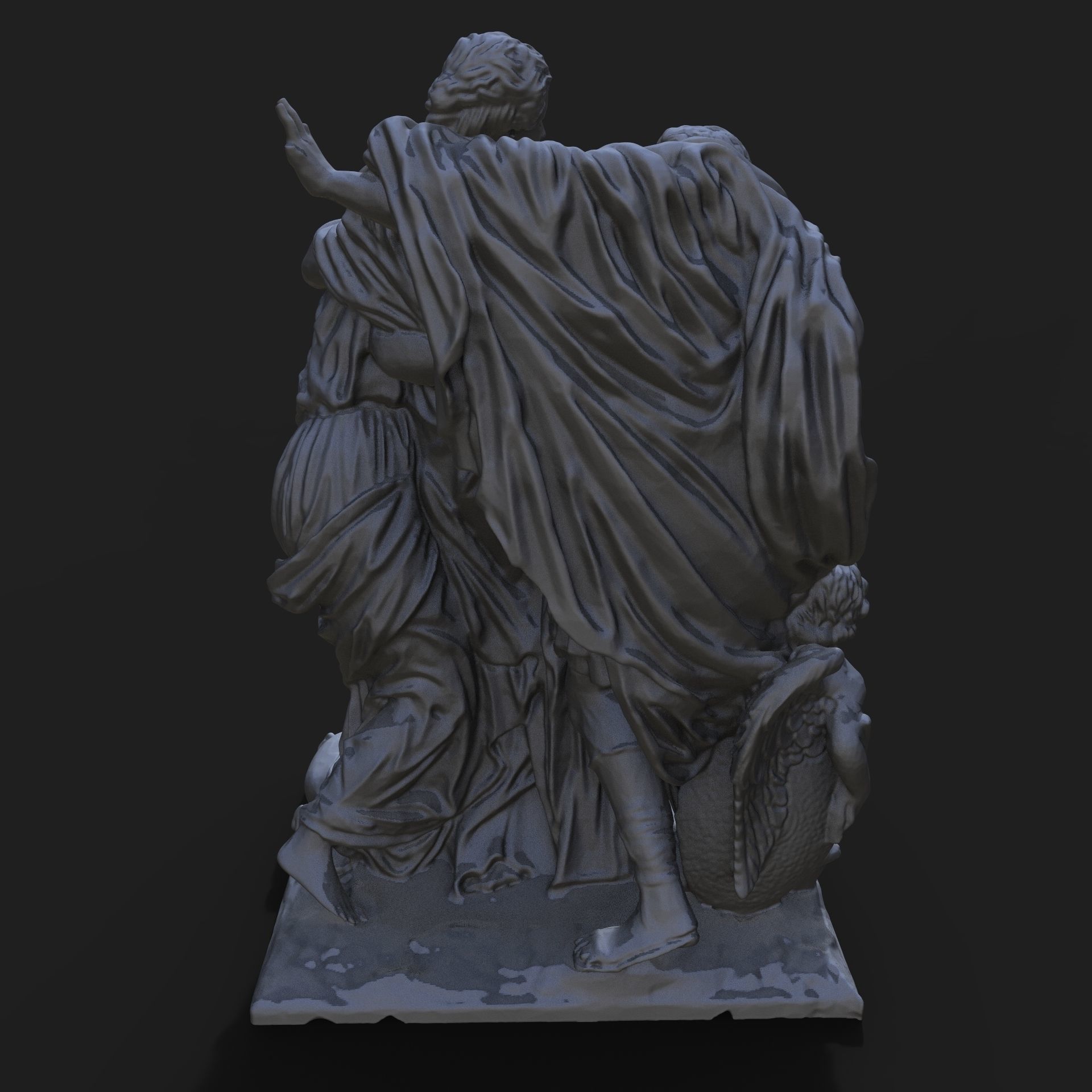 Arria and Paetus 3D print model_4