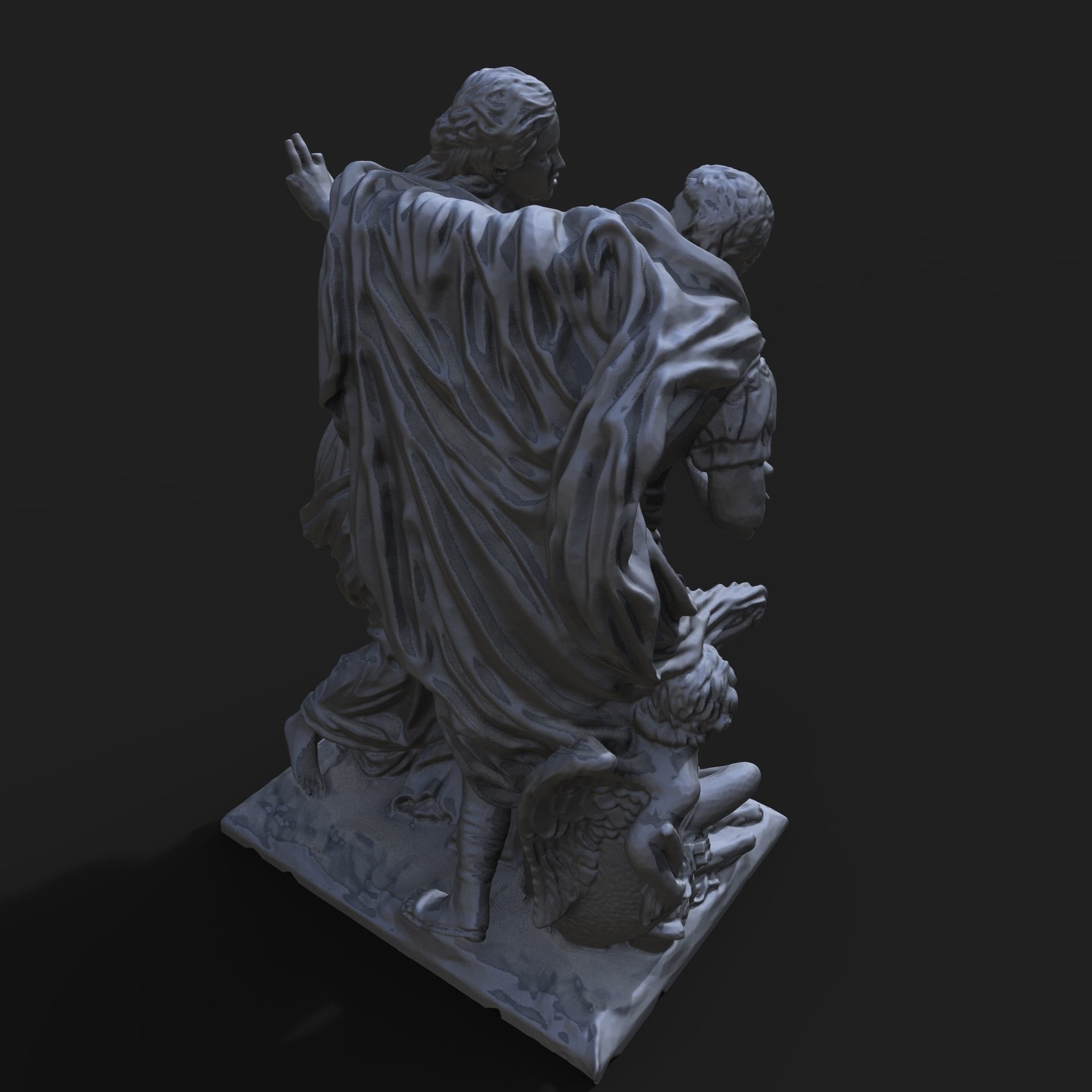 Arria and Paetus 3D print model_5