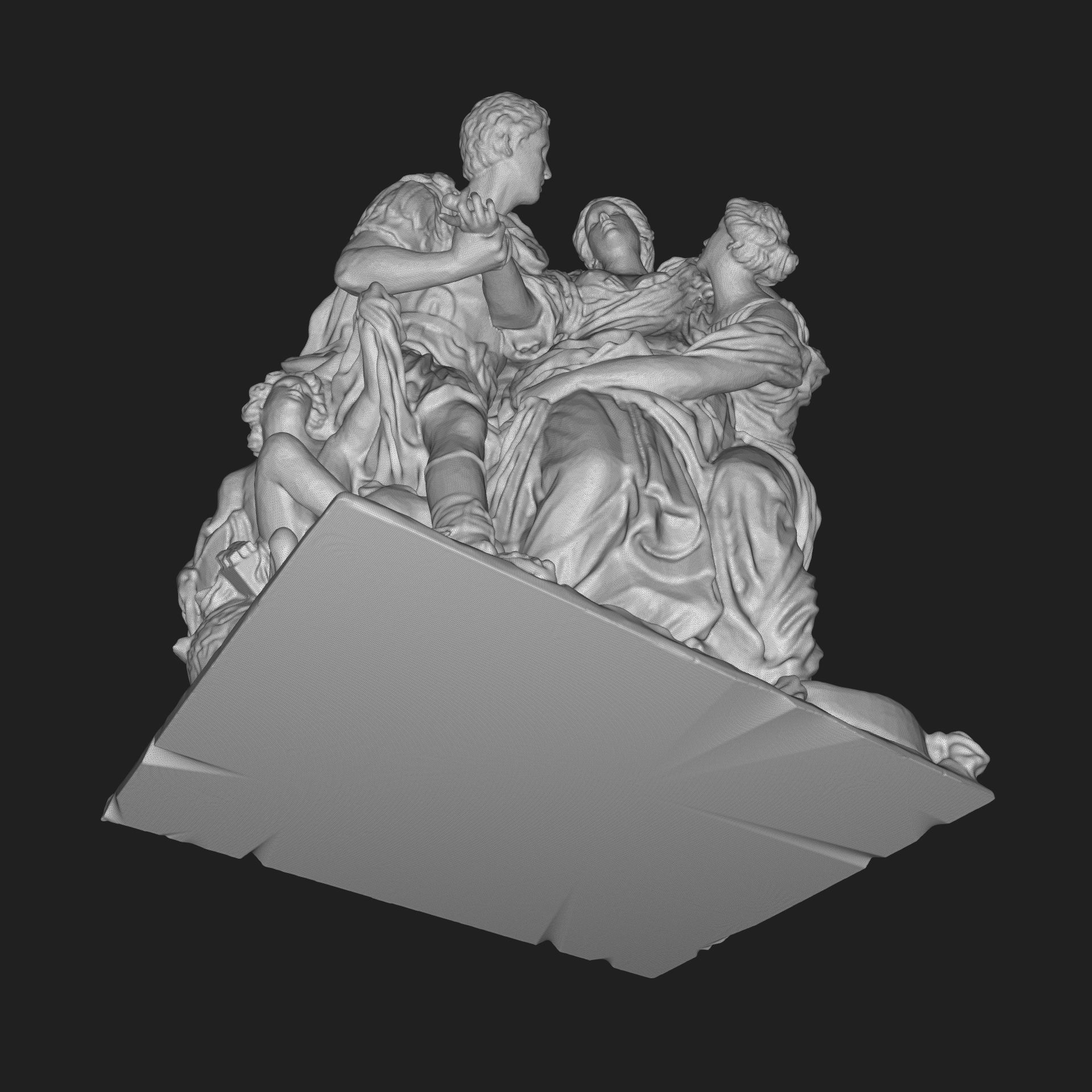 Arria and Paetus 3D print model_16