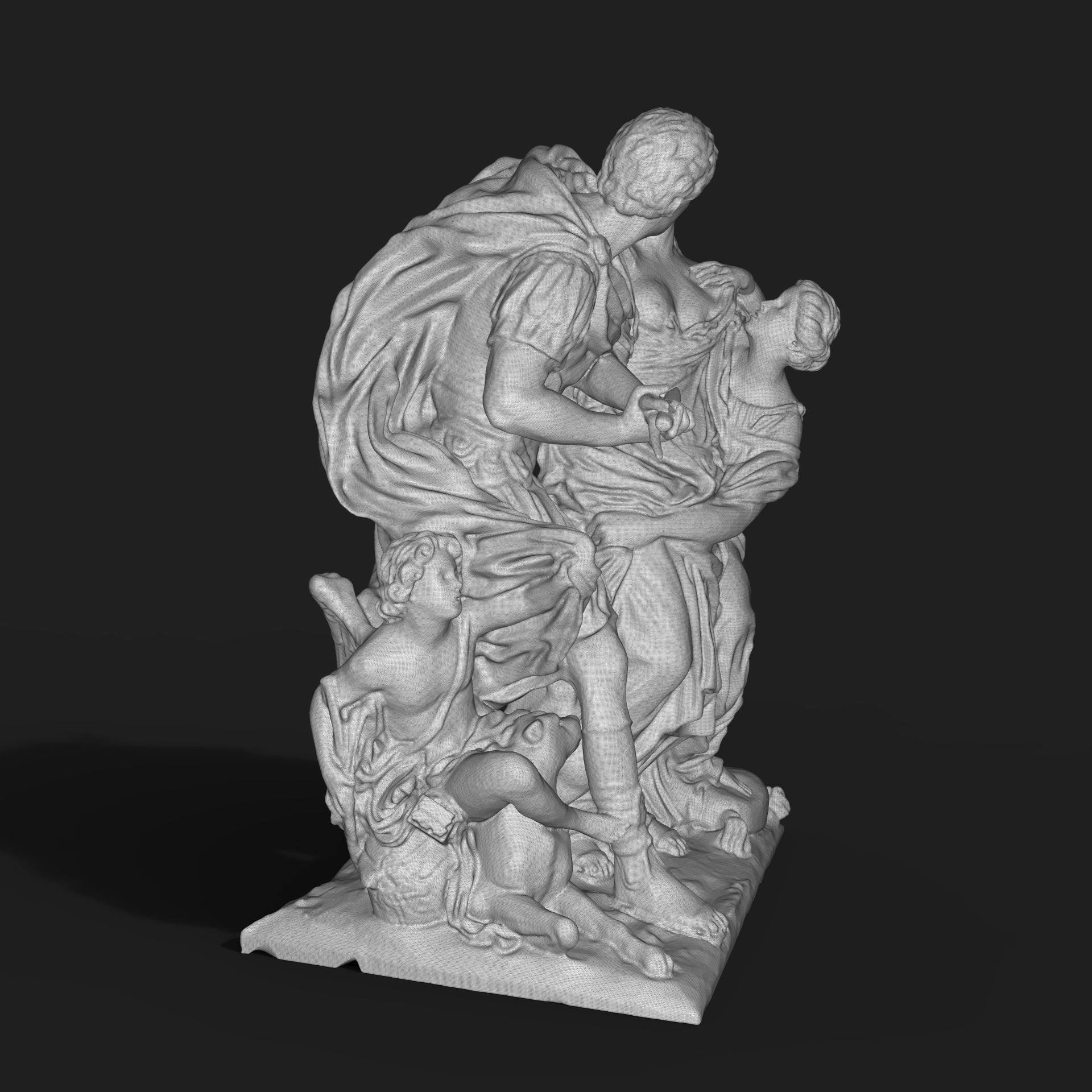 Arria and Paetus 3D print model_14