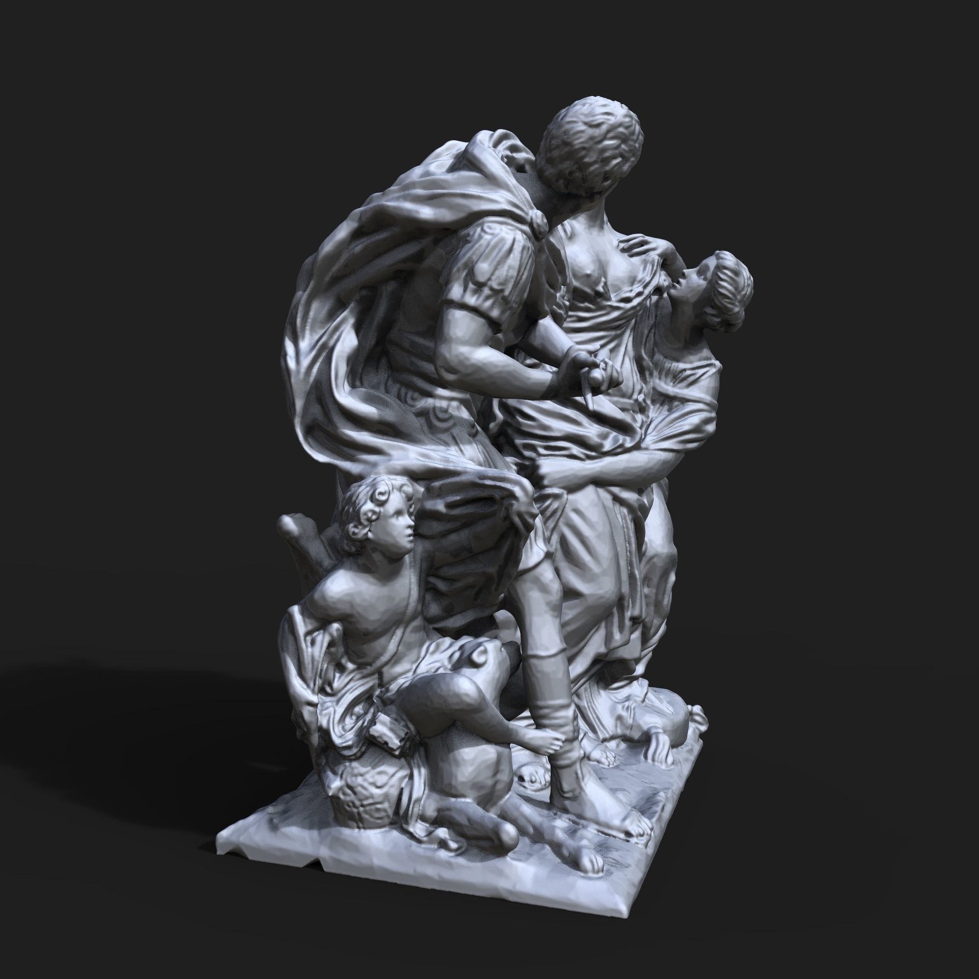 Arria and Paetus 3D print model_6