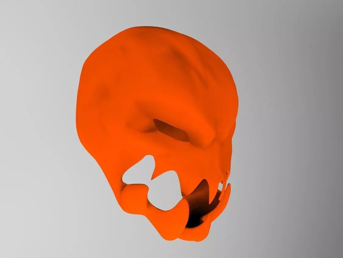 Hecarim Headless Helmet and Glaive 3D print model_0