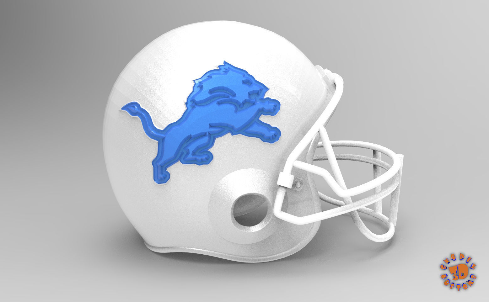 2017 NFL SUPER BOWL TROPHY and ALL 32 TEAM HELMETS SUPER PACK 3D print model_19