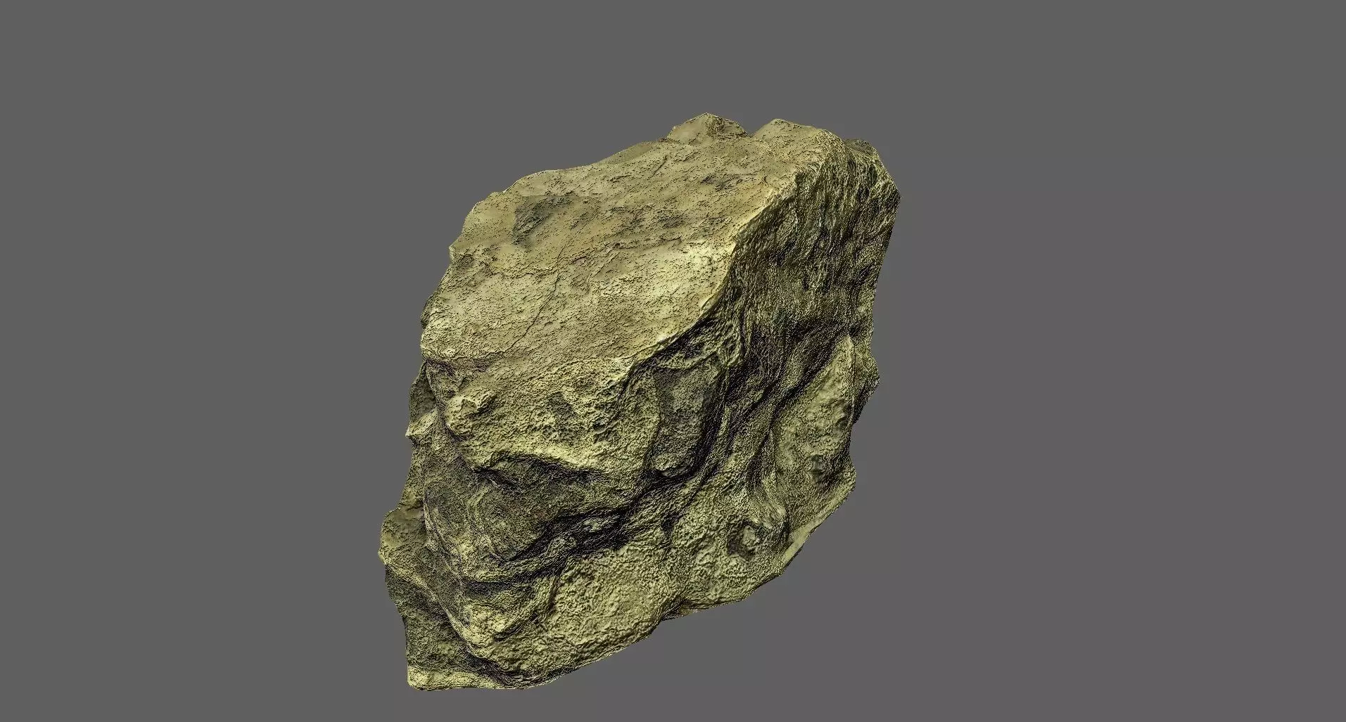 Rock low poly 3D model Low-poly 3D model_0