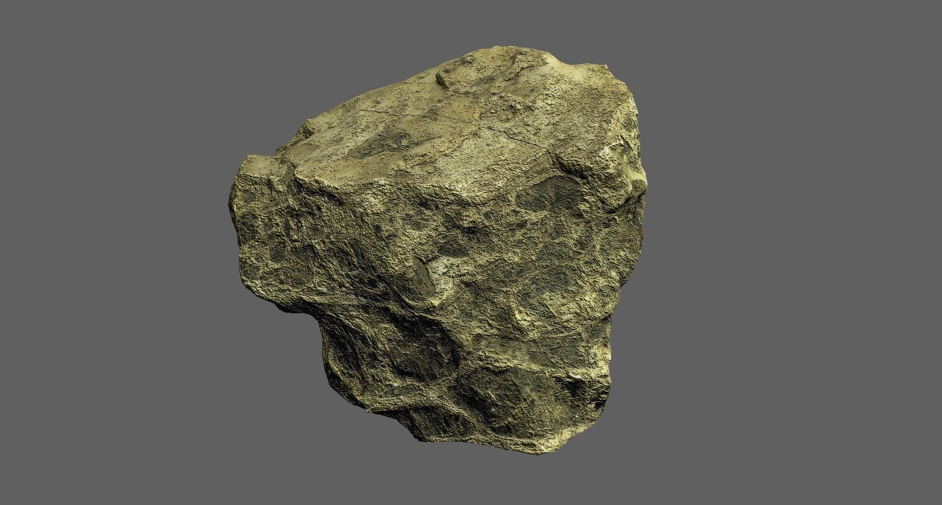 Rock low poly 3D model Low-poly 3D model_2