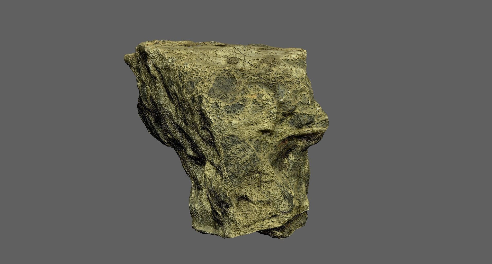 Rock low poly 3D model Low-poly 3D model_3