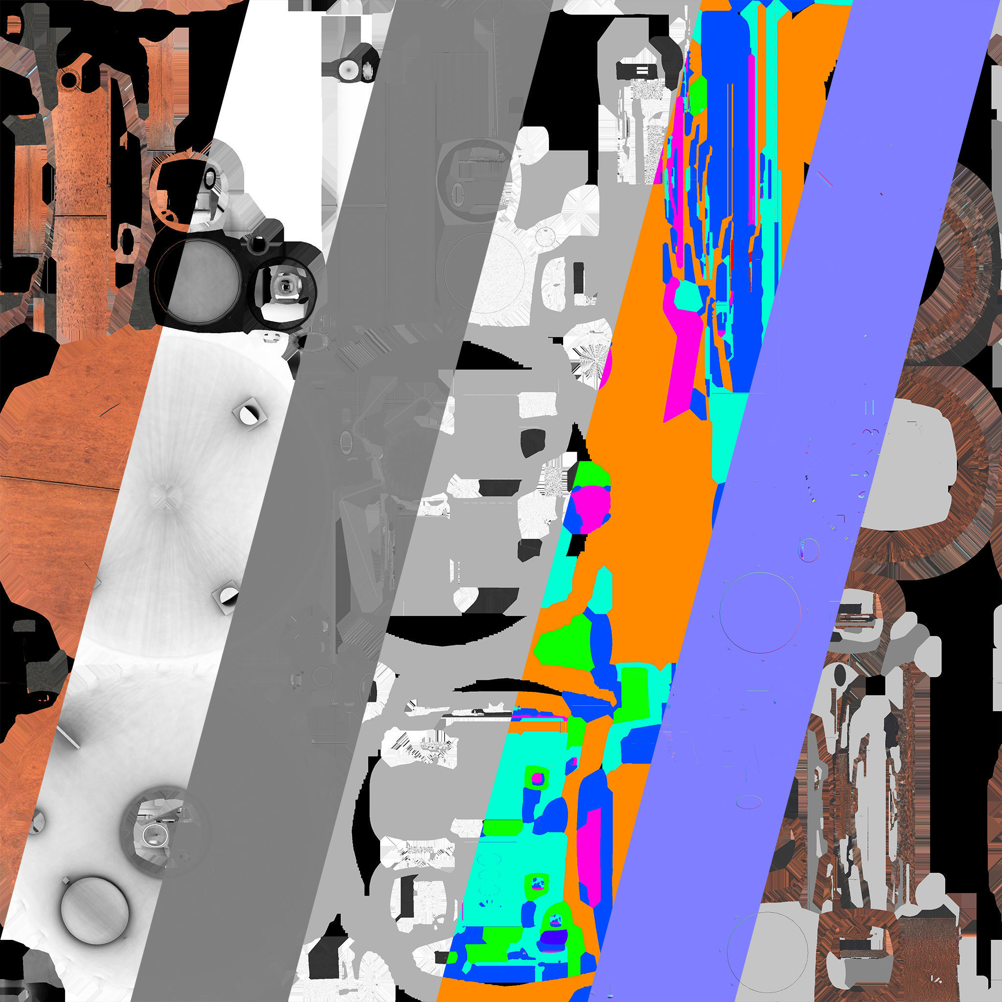 Pot Kettle Stills - Whiskey Distillery  Low-poly 3D model_5