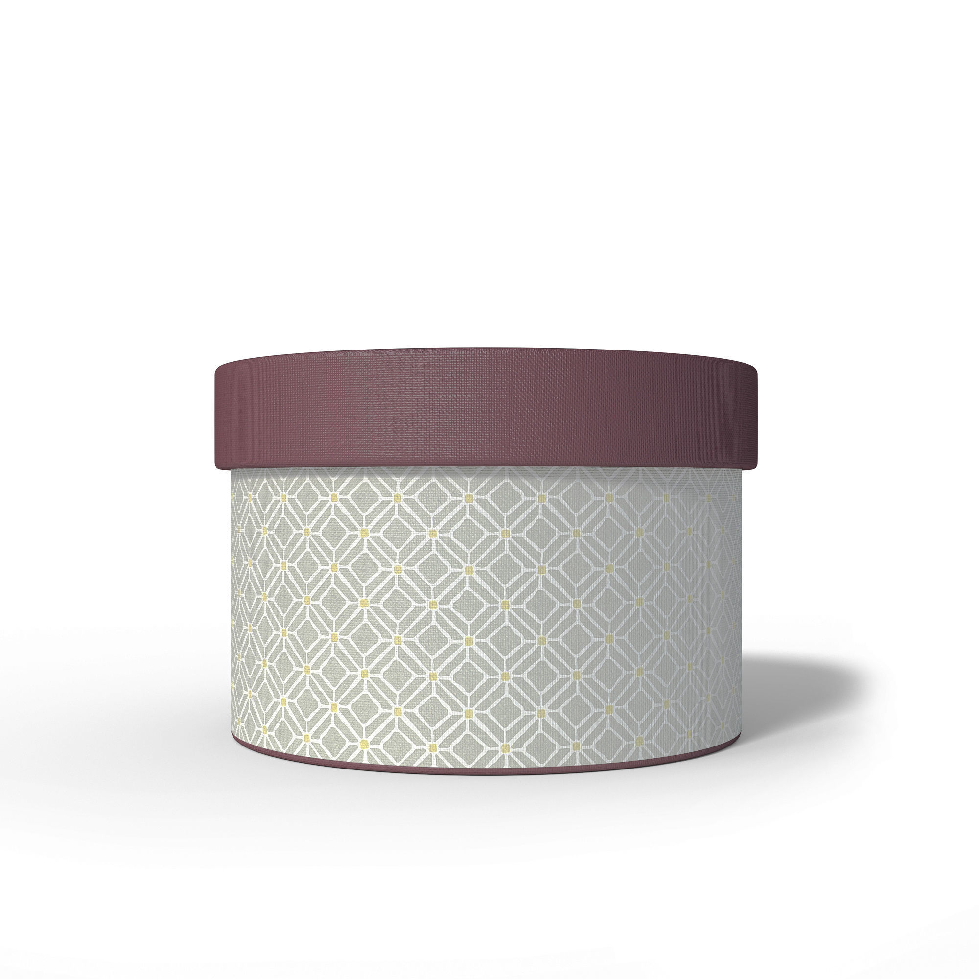 Round Box 3D model_1