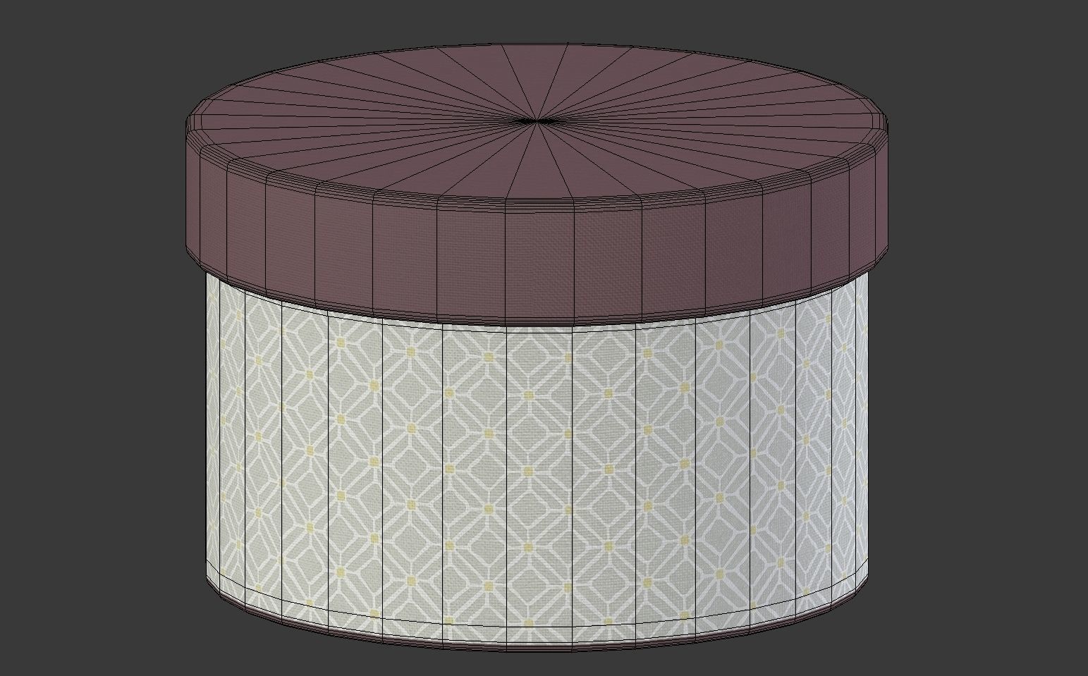 Round Box 3D model_4
