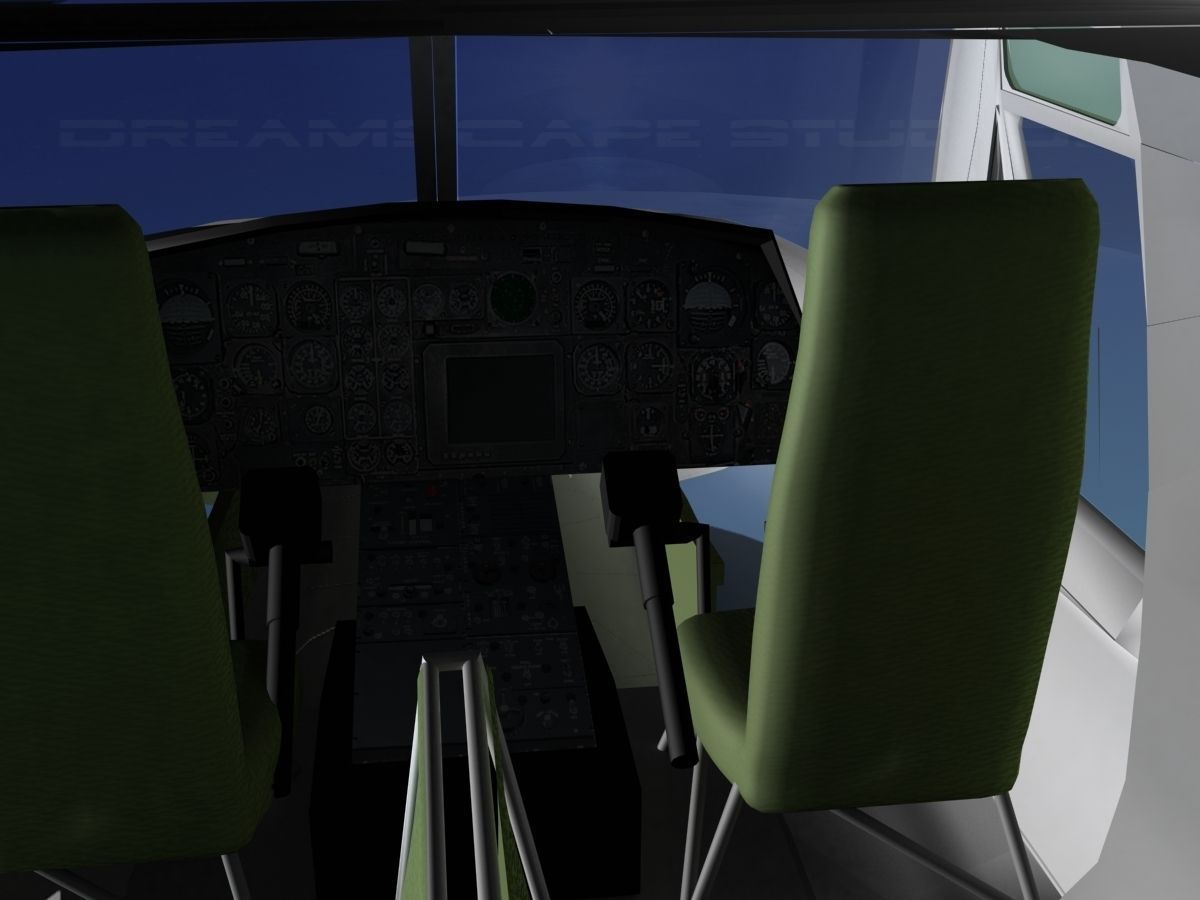 Bell UH-1N Twin Huey  NASA 3D model_2