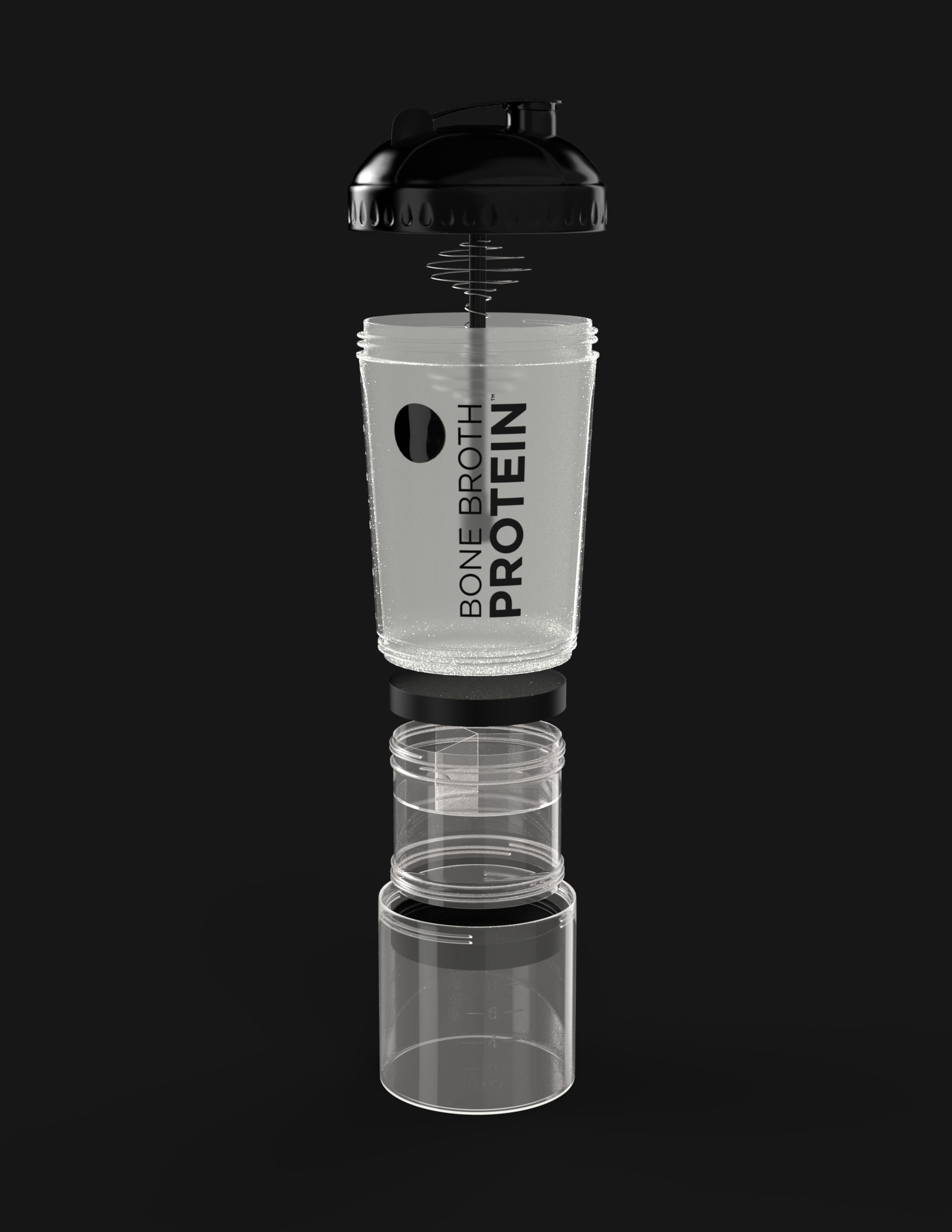 Blender Bottle - Protein Shake Bottle 3D model