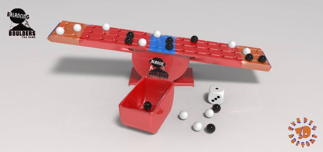 Balancing Boulders 3D print model_2