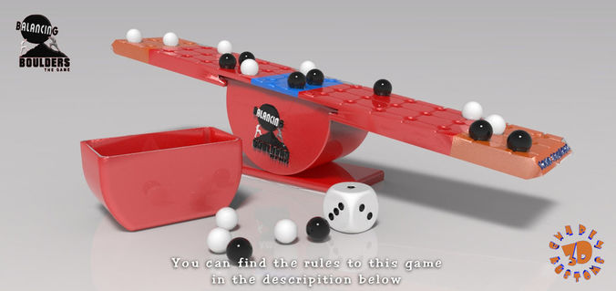 Balancing Boulders 3D print model