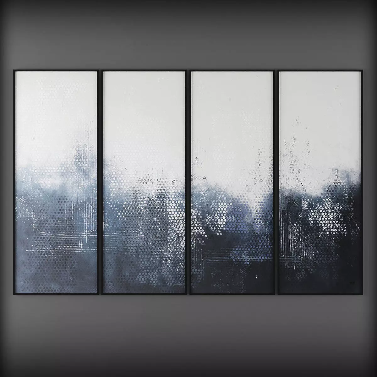 Picture Frames Low-poly 3D model_0