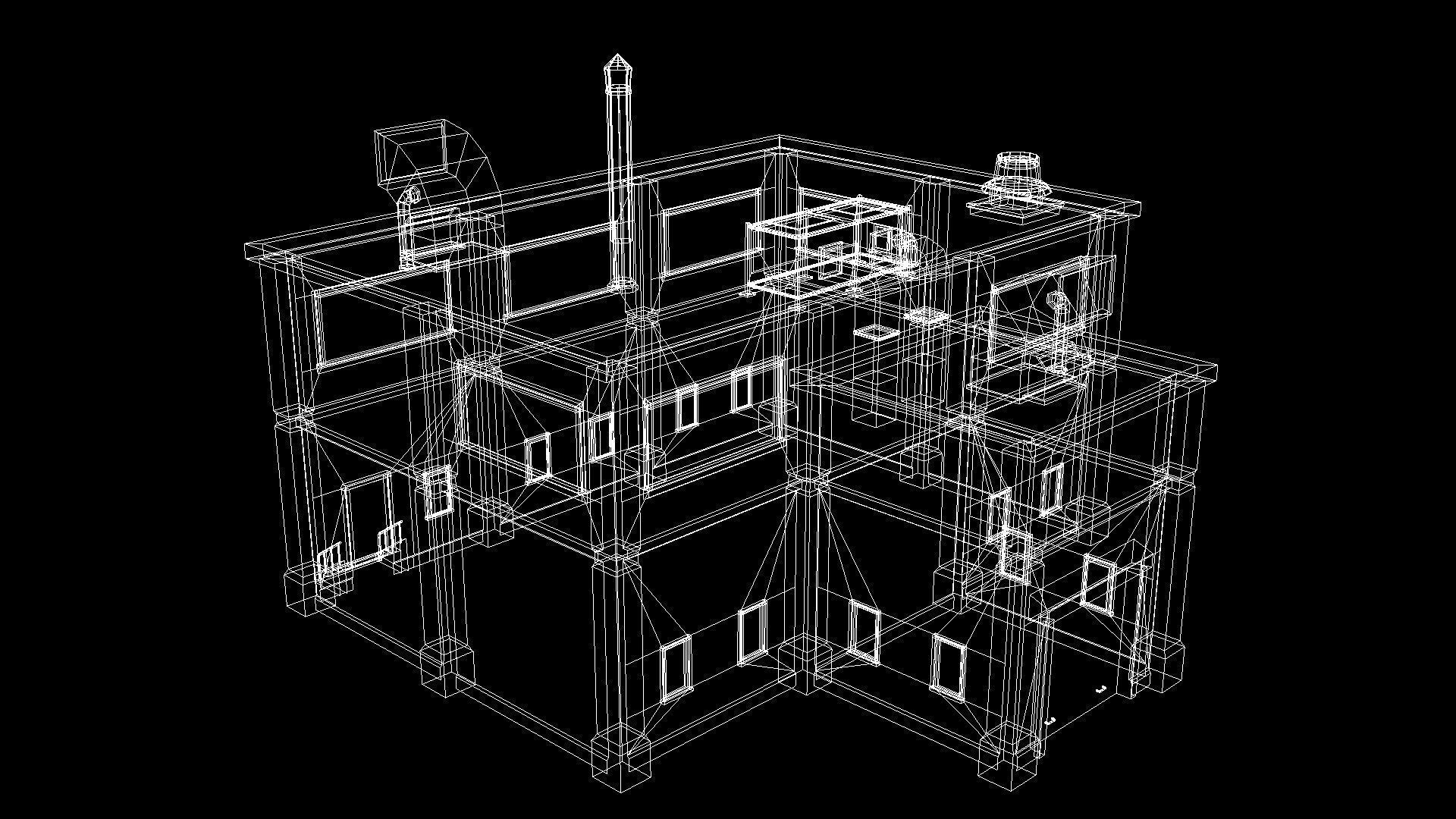 Small Industrial Building 02 Low-poly 3D model_7
