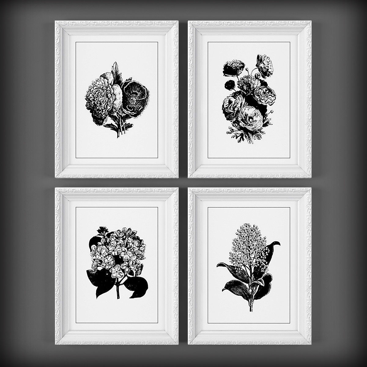 Picture Frames Low-poly 3D model_2