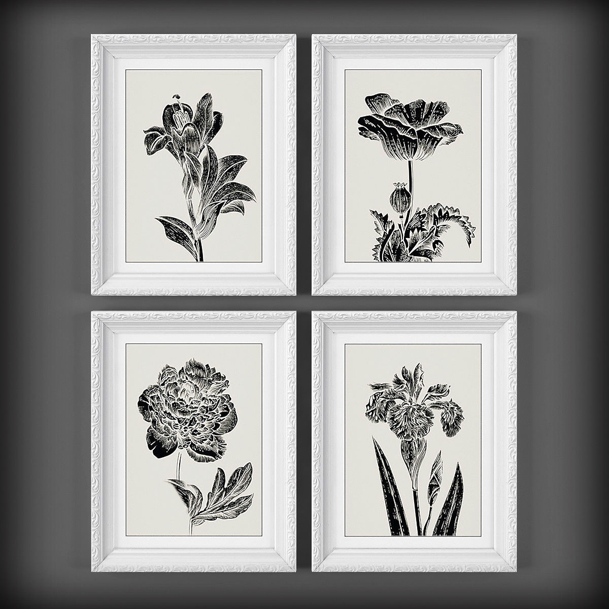 Picture Frames Low-poly 3D model_1