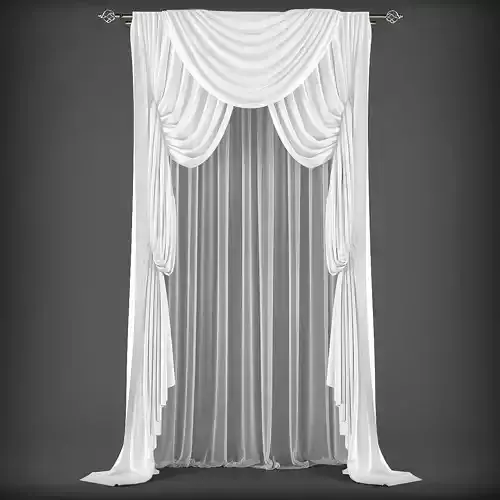 Curtain 3D model 317