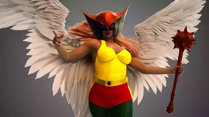 Hawkgirl - Hawkwoman 3D model