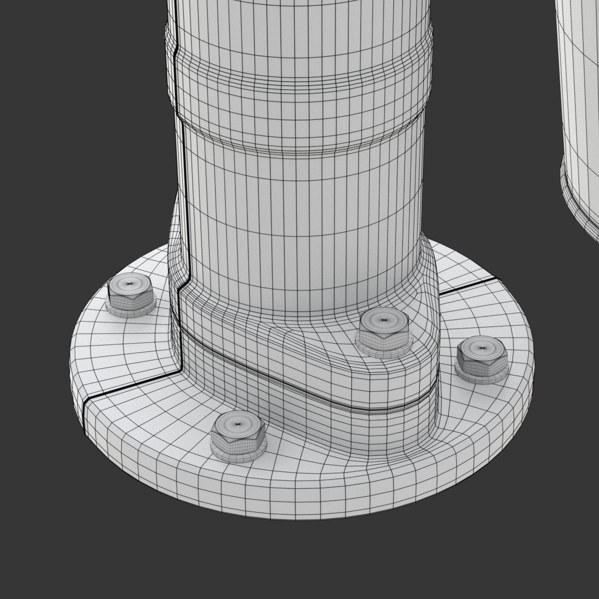 Vintage Water Hand Pump With Bucket 3D model_27