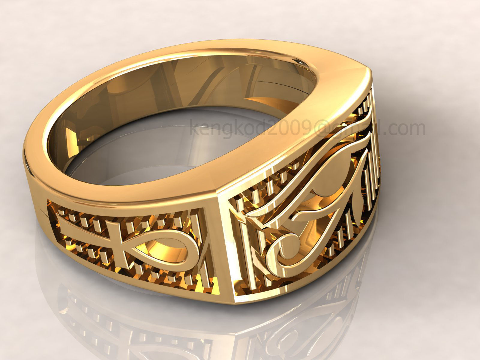 kengkod32    eye of horus 3D print model_5