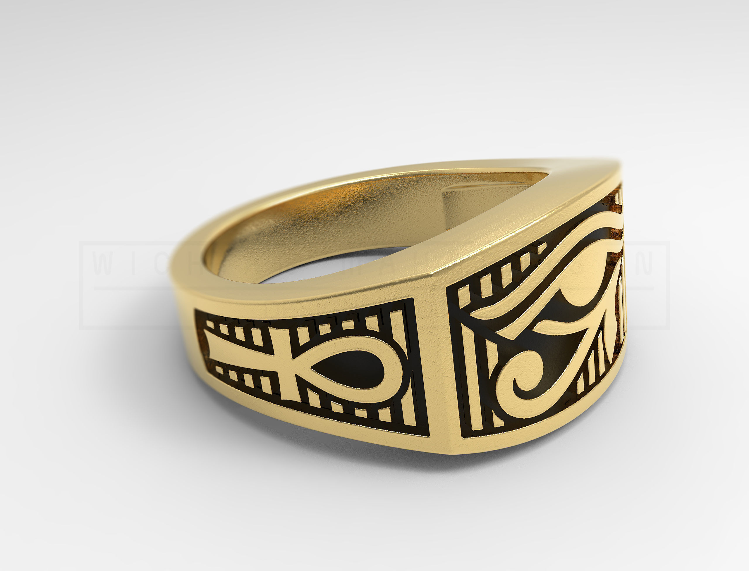 kengkod32    eye of horus 3D print model_3