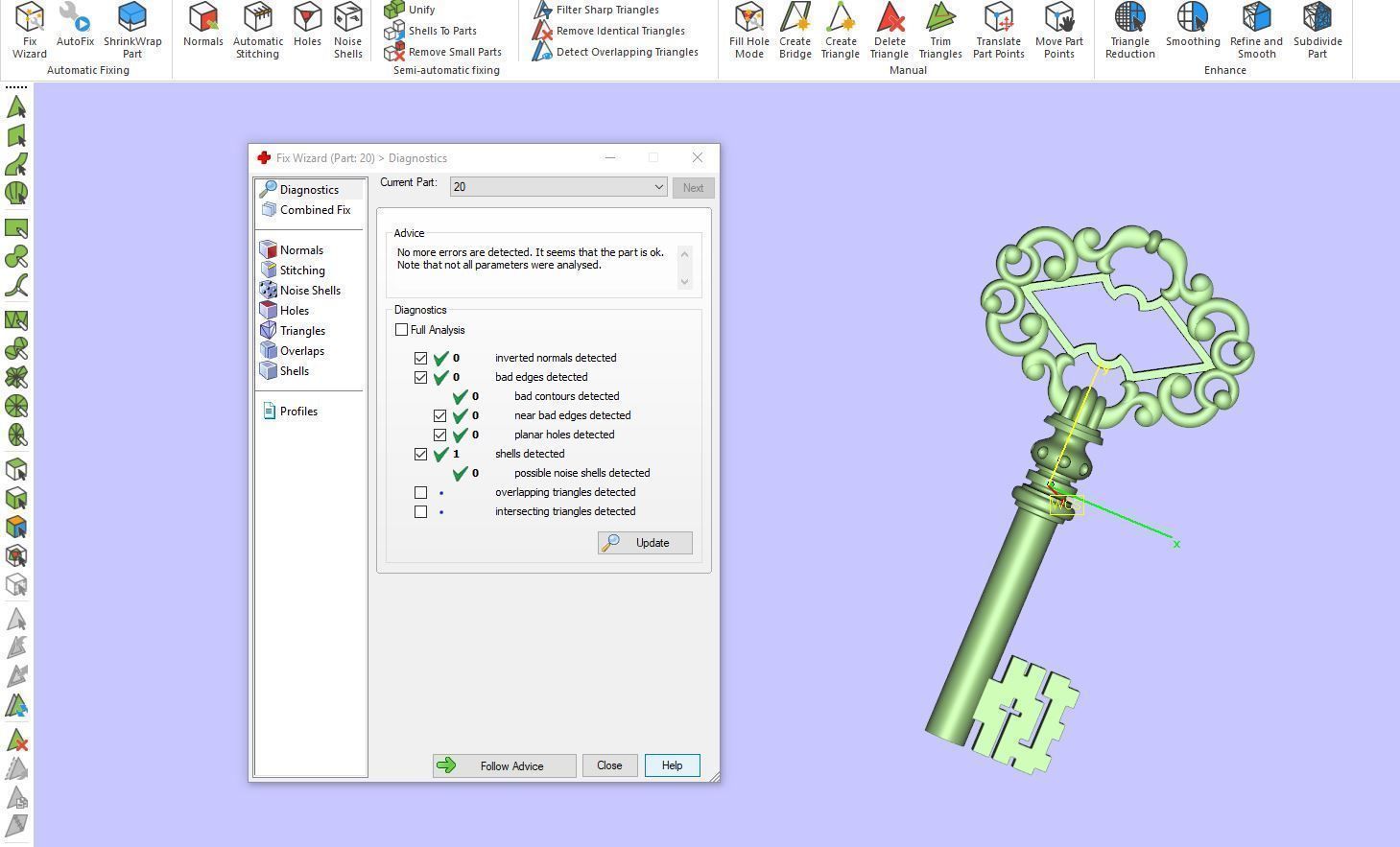 Key Pendant N2 3D print model_4