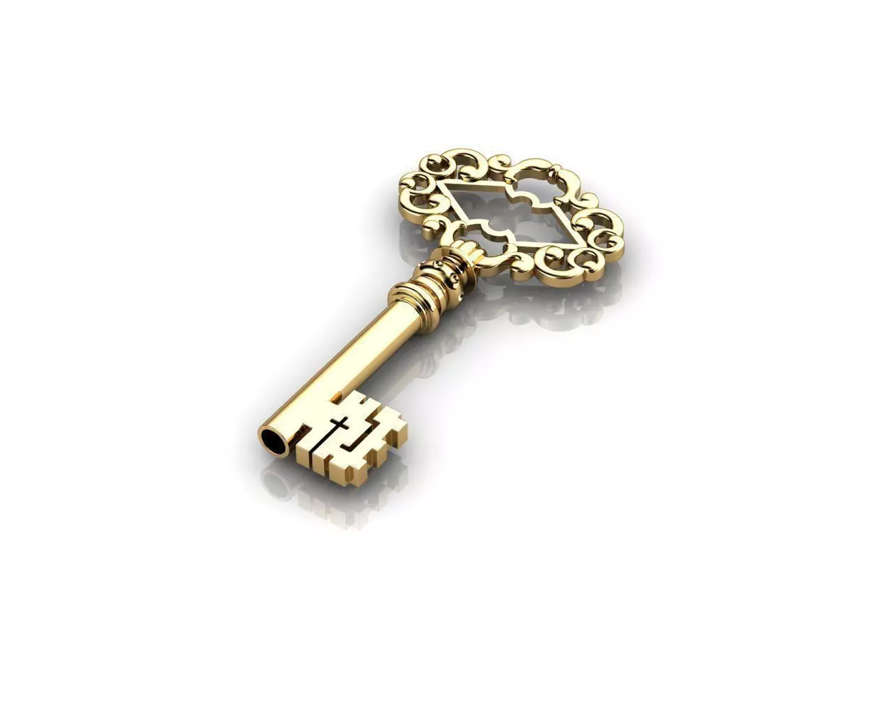 Key Pendant N2 3D print model_0