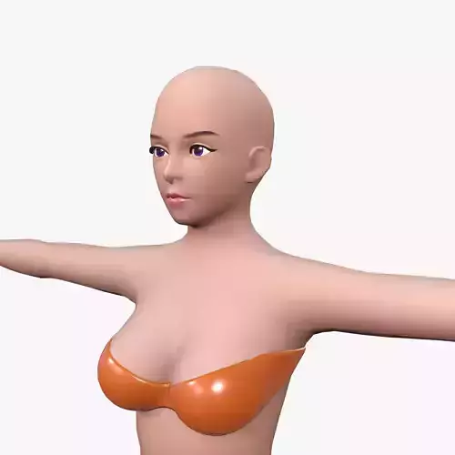 Female Stylized base - Game Character Ready