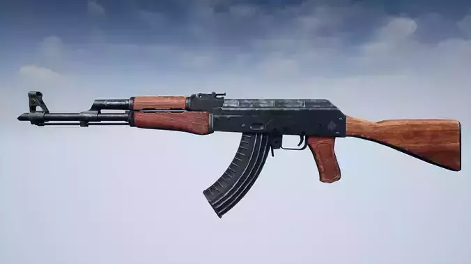 AK 47 - PBR and Diffuse Texture Only
