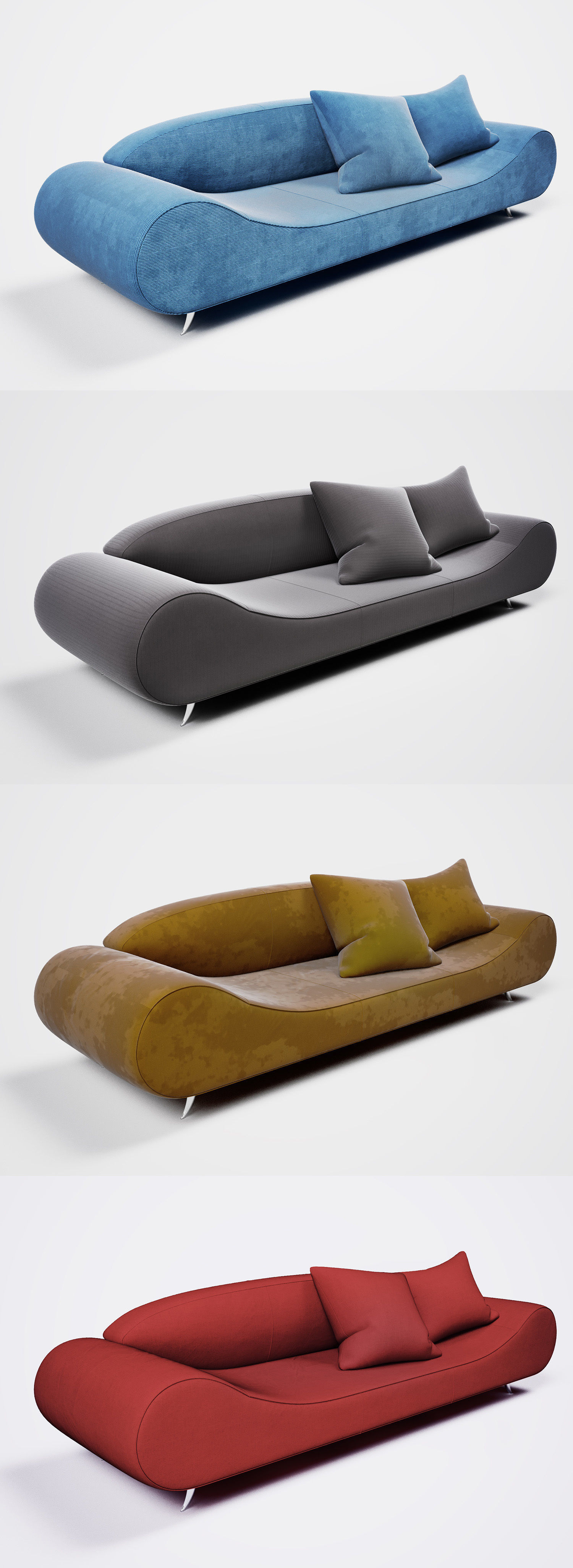 Harmony Sofa 3D model_1