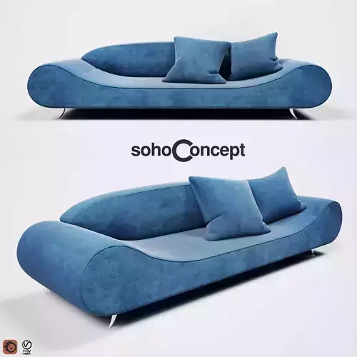 Harmony Sofa 3D model
