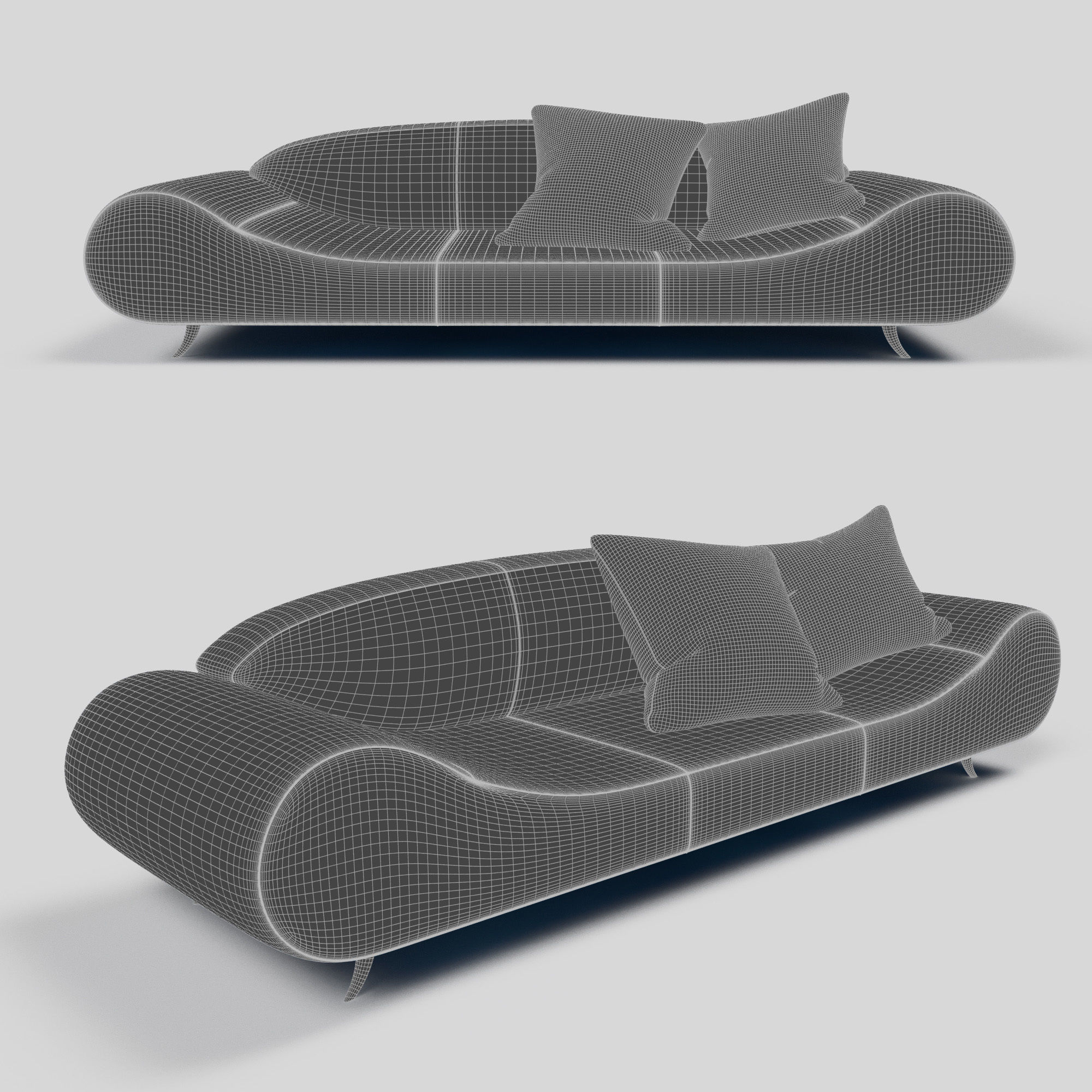 Harmony Sofa 3D model_4