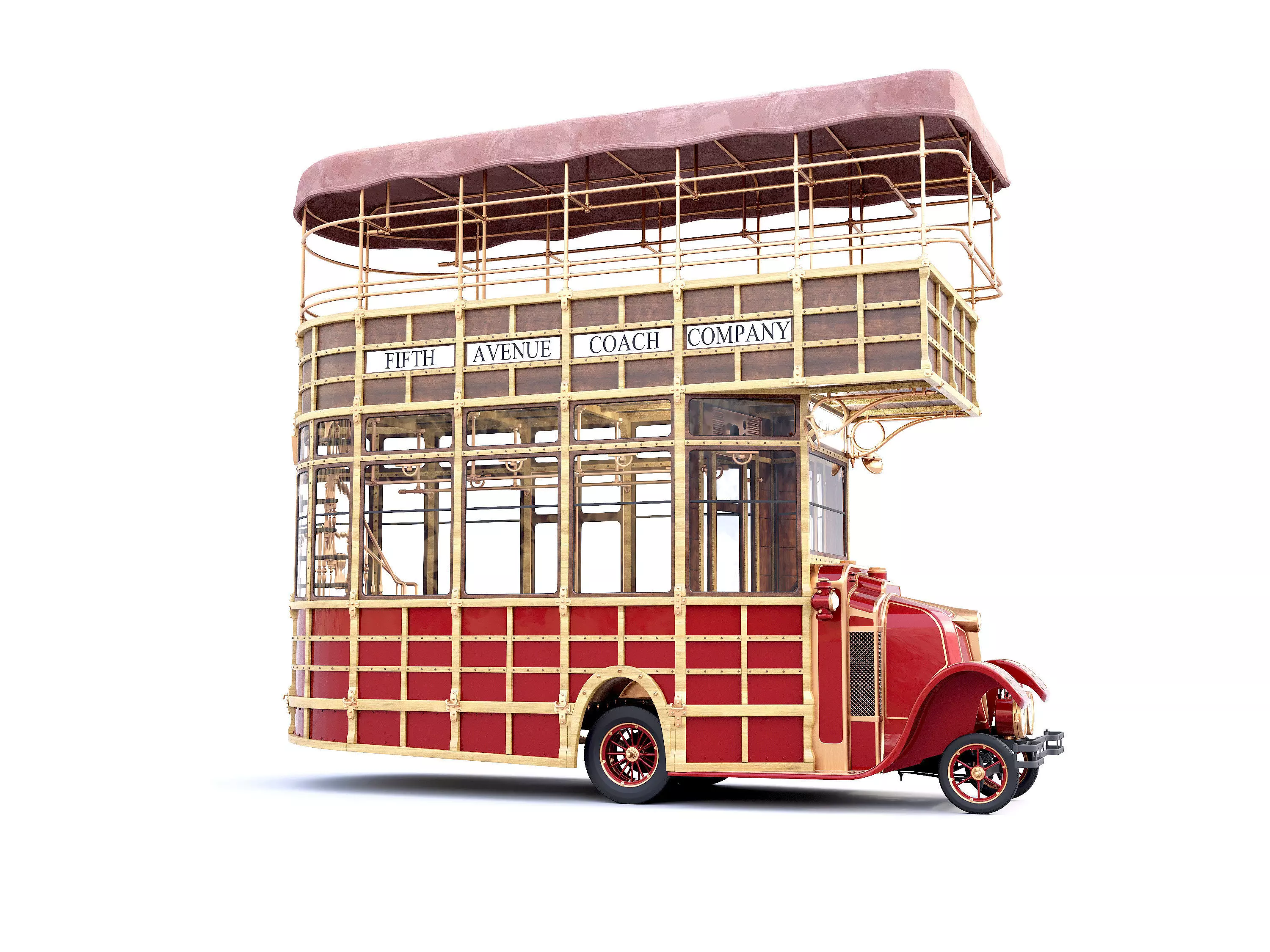 NYC  bus 3D model_0