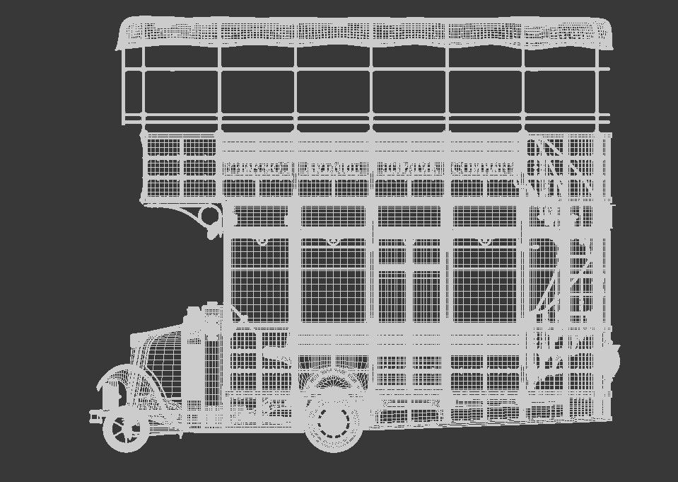NYC  bus 3D model_8