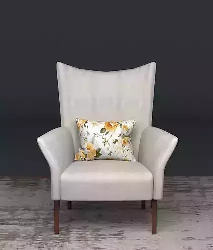 Chair for Living Space 3D model