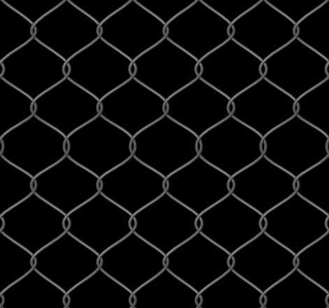 Fence with barbed wire Low-poly 3D model_1