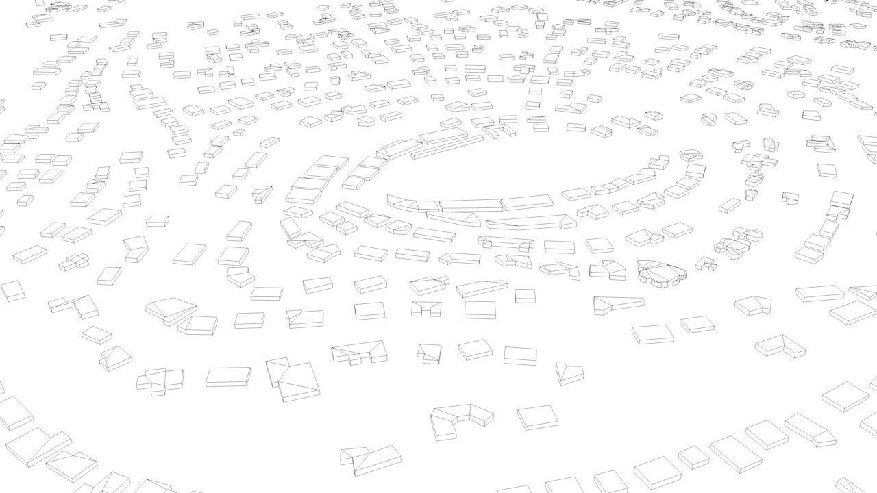 Palma De Mallorca Streets and Buildings 3D model_12