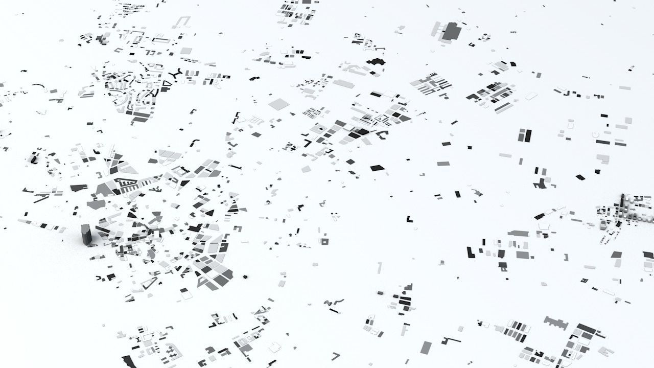 Palma De Mallorca Streets and Buildings 3D model_6