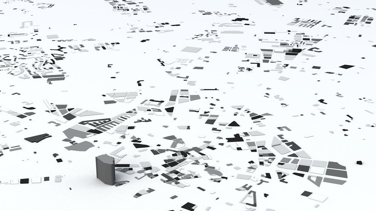 Palma De Mallorca Streets and Buildings 3D model_3